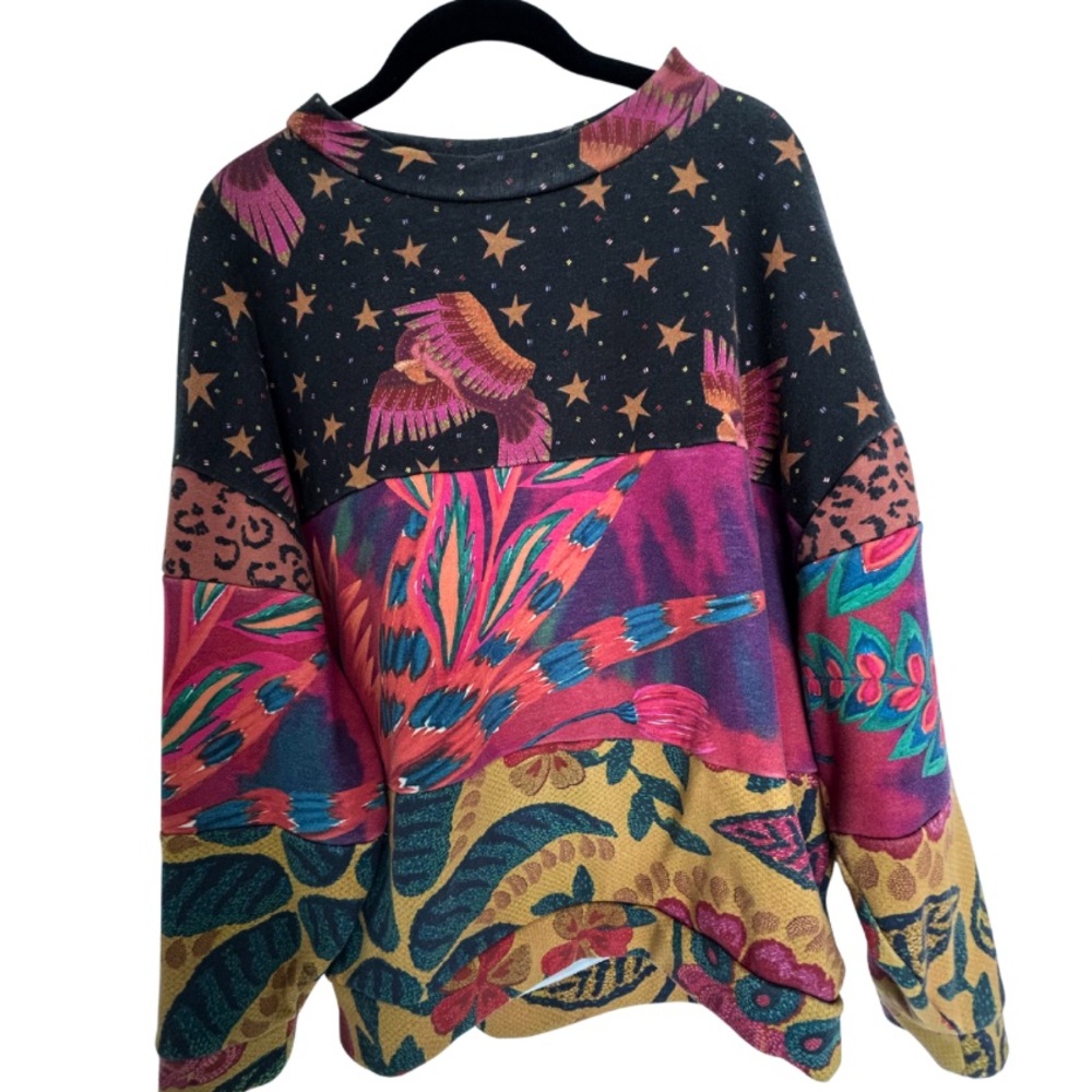 FARM Rio Colorful Nature-Inspired Sweater